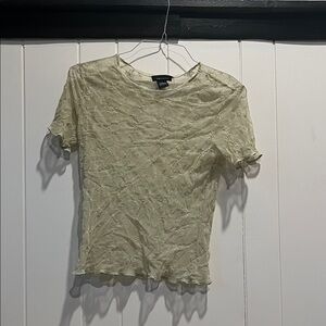 Sheer green Top